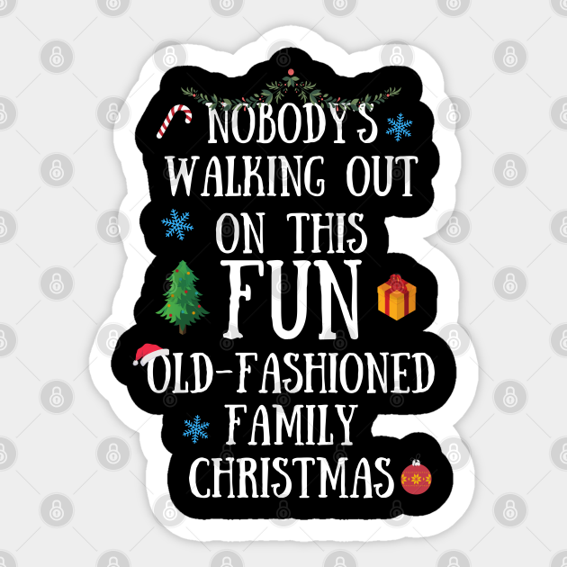 nobody's walking out on this fun shirt